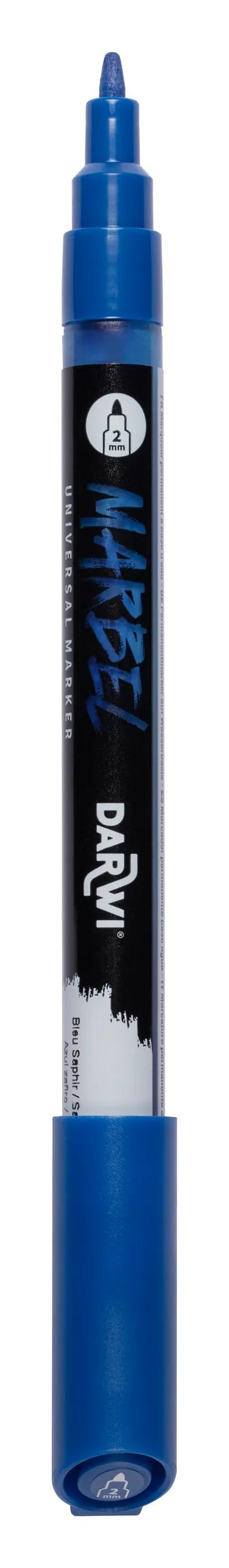 MARBEL Universal Marker Pointe Conique Fine 2mm - Sapphire Blue 258 (Pack x6)