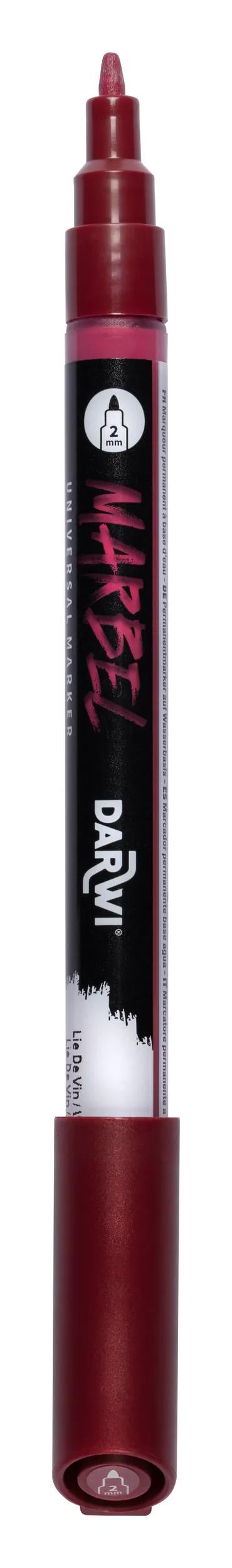 MARBEL Universal Marker Pointe Conique Fine 2mm - Wine honey 411 (Pack x6)