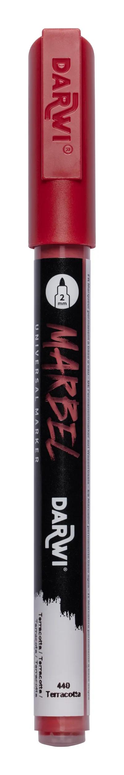 MARBEL Universal Marker Pointe Conique Fine 2mm - Terracotta 440 (Pack x6)