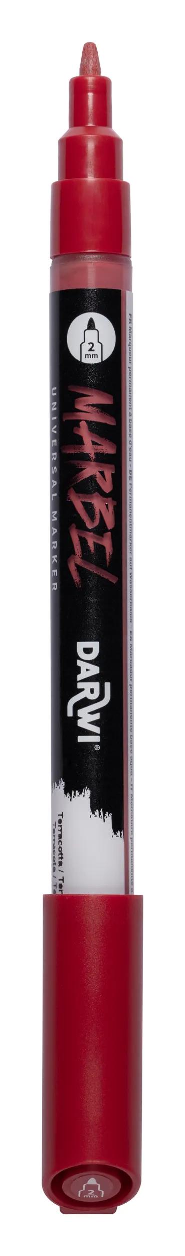 MARBEL Universal Marker Pointe Conique Fine 2mm - Terracotta 440 (Pack x6)