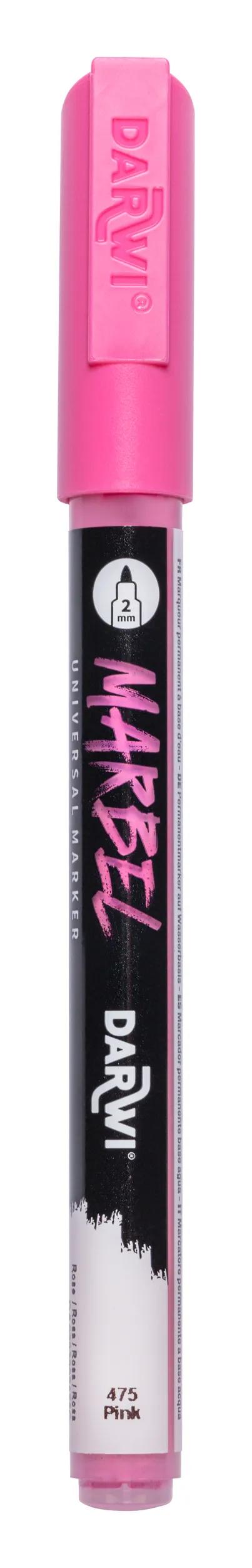MARBEL Universal Marker Pointe Conique Fine 2mm - Rose 475 (Pack x6)