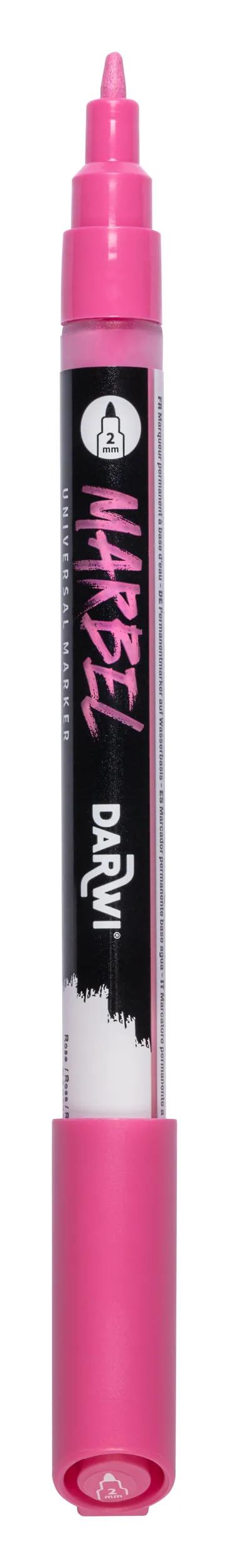 MARBEL Universal Marker Pointe Conique Fine 2mm - Rose 475 (Pack x6)