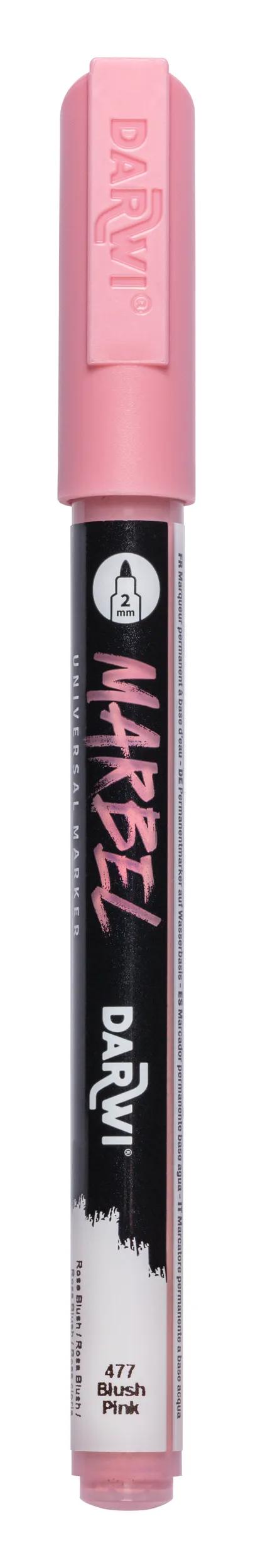 MARBEL Universal Marker Pointe Conique Fine 2mm - Rose blush 477 (Pack x6)