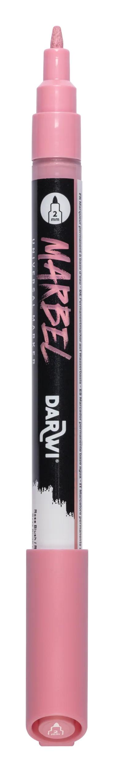 MARBEL Universal Marker Pointe Conique Fine 2mm - Rose blush 477 (Pack x6)