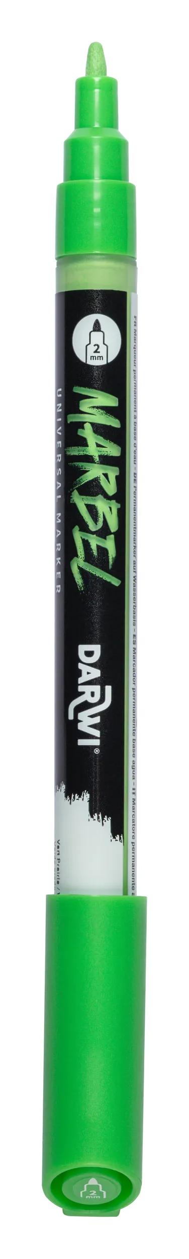 MARBEL Universal Marker Pointe Conique Fine 2mm - Green meadow 611 (Pack x6)