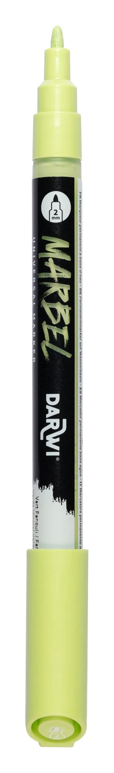 MARBEL Universal Marker Pointe Conique Fine 2mm - Fennel green 646 (Pack x6)