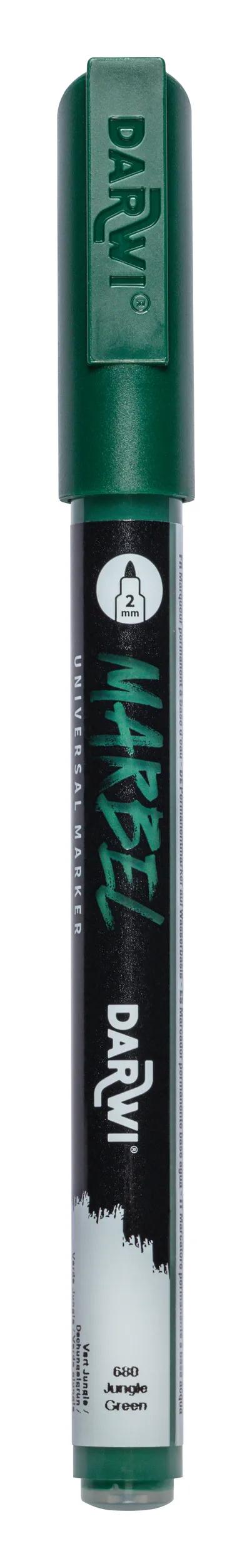 MARBEL Universal Pointe Conique Fine 2mm marker - jungle green 680 (Pack x6)