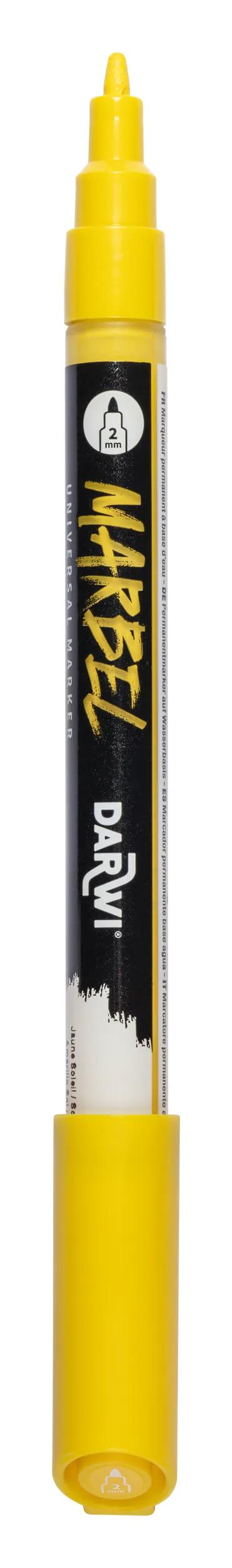 MARBEL Universal Pointe Conique Fine 2mm marker - yellow sun 720 (Pack x6)