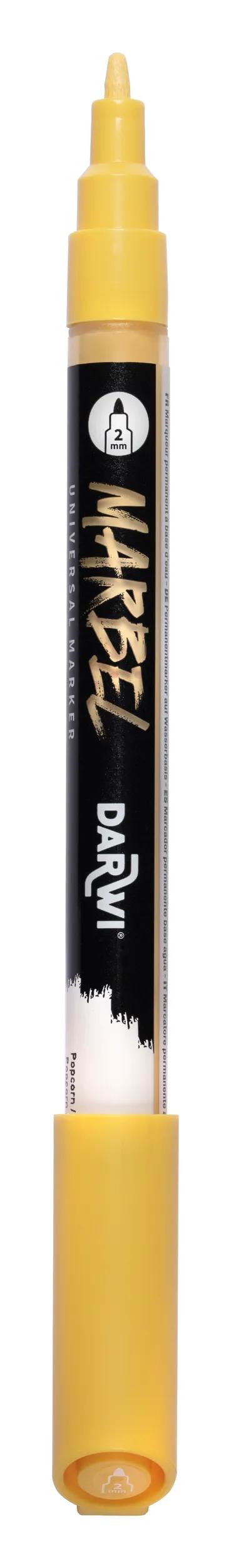 MARBEL Universal Marker Pointe Conique Fine 2mm - Popcorn 740 (Pack x6)