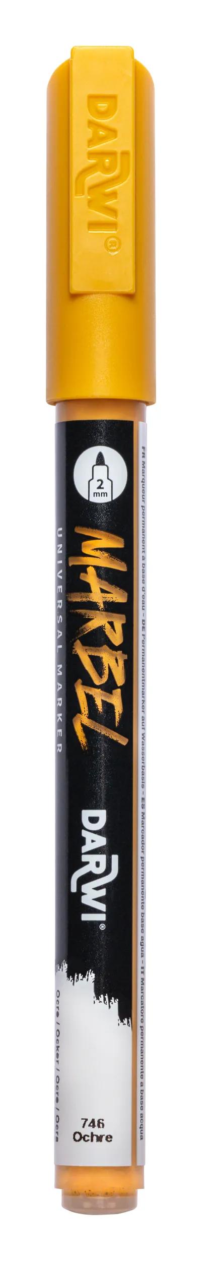 MARBEL Universal Marker Pointe Conique Fine 2mm - Ocre 746 (Pack x6)