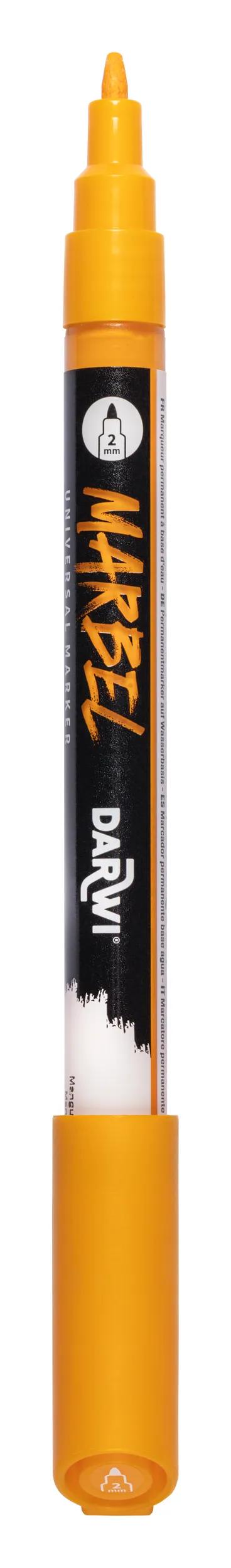 MARBEL Universal Marker Pointe Conique Fine 2mm - Mango 754 (Pack x6)