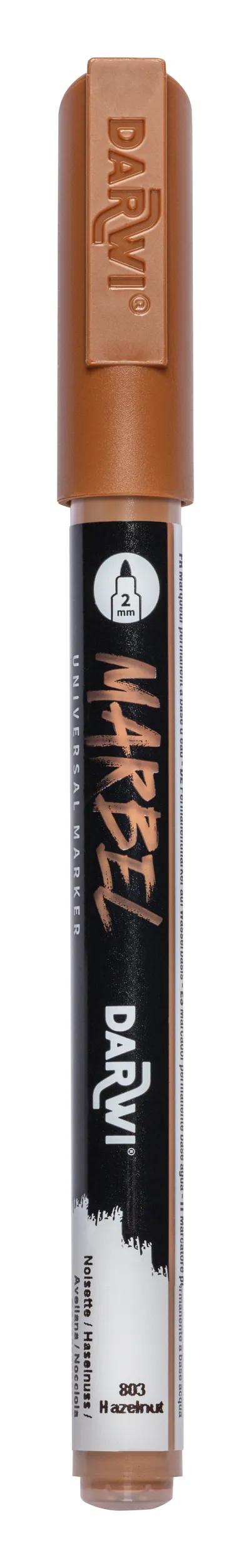 MARBEL Universal Marker Pointe Conique Fine 2mm - Hazel 803 (Pack x6)
