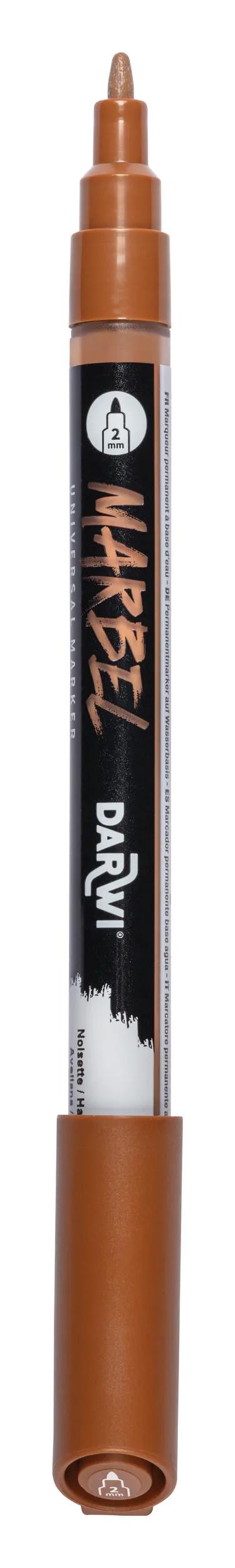 MARBEL Universal Marker Pointe Conique Fine 2mm - Hazel 803 (Pack x6)