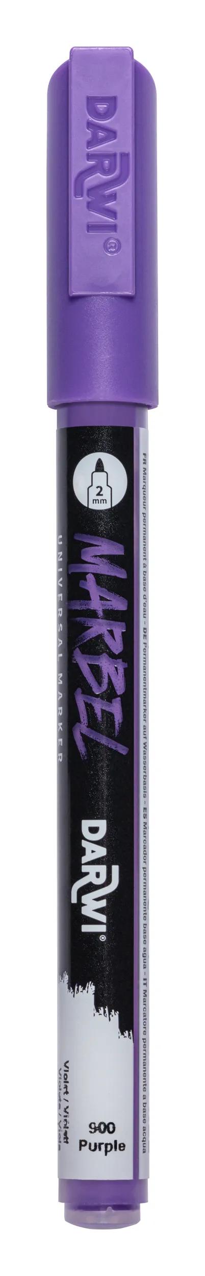 MARBEL Universal Marker Pointe Conique Fine 2mm - Violet 900 (Pack x6)