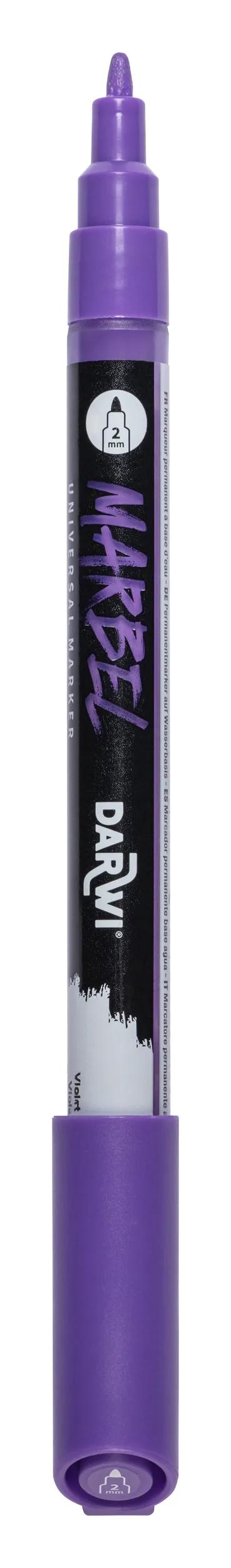 MARBEL Universal Marker Pointe Conique Fine 2mm - Violet 900 (Pack x6)
