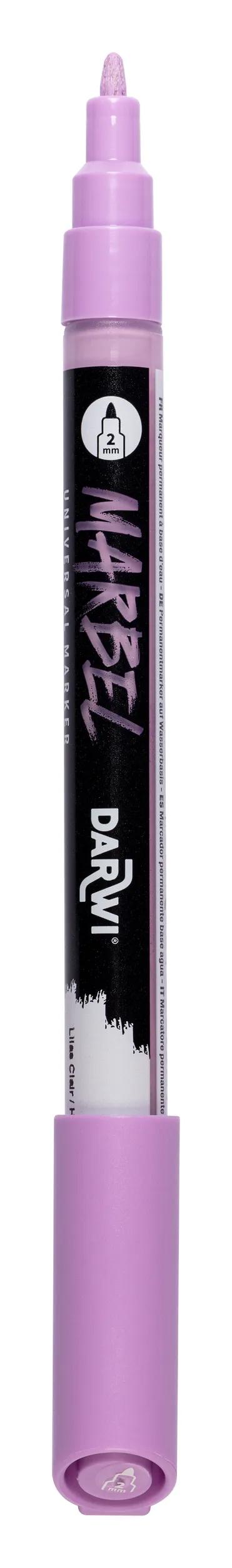 MARBEL Universal Marker Pointe Conique Fine 2mm - Light Lilac 932 (Pack x6)