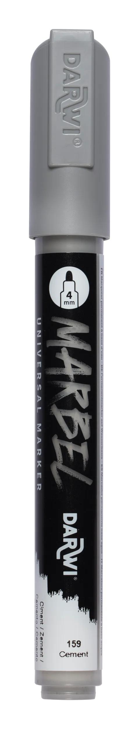 MARBEL Universal Point Round Marker Medium 4mm - Cement 159 (Pack x6)