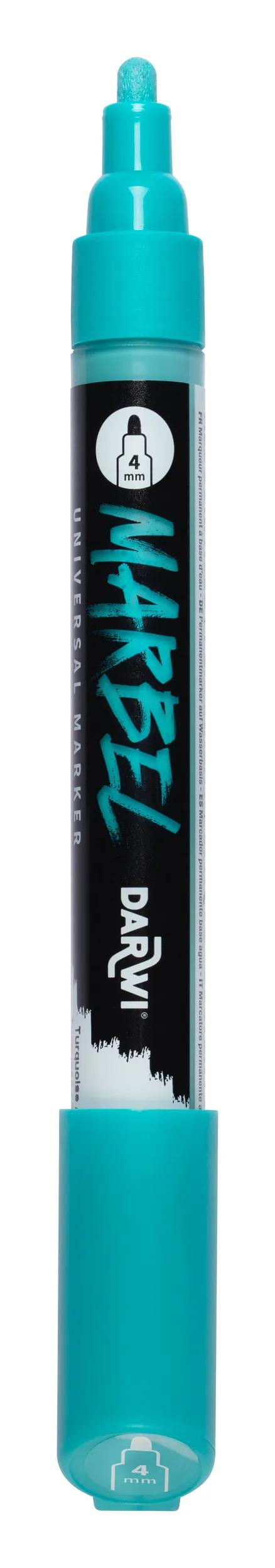 MARBEL Universal Pointe Ronde Medium 4mm marker - Turquoise 260 (Pack x6)