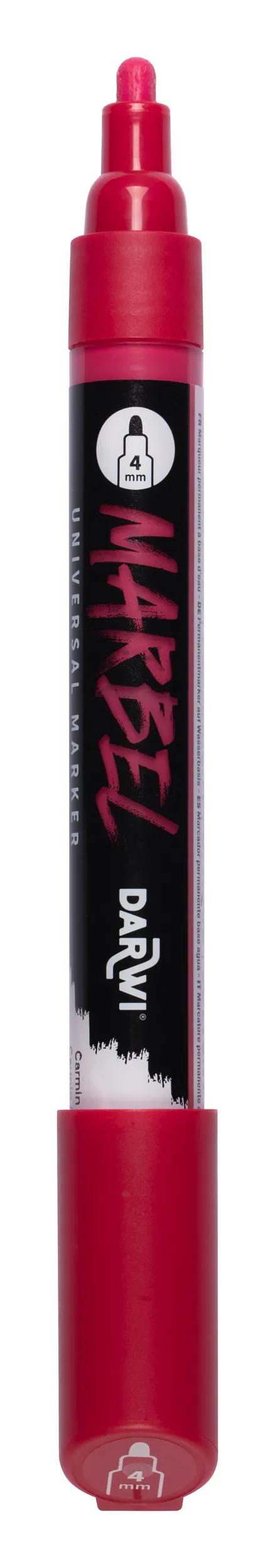 MARBEL Universal Pointe Ronde Medium 4mm marker - Carmin 420 (Pack x6)