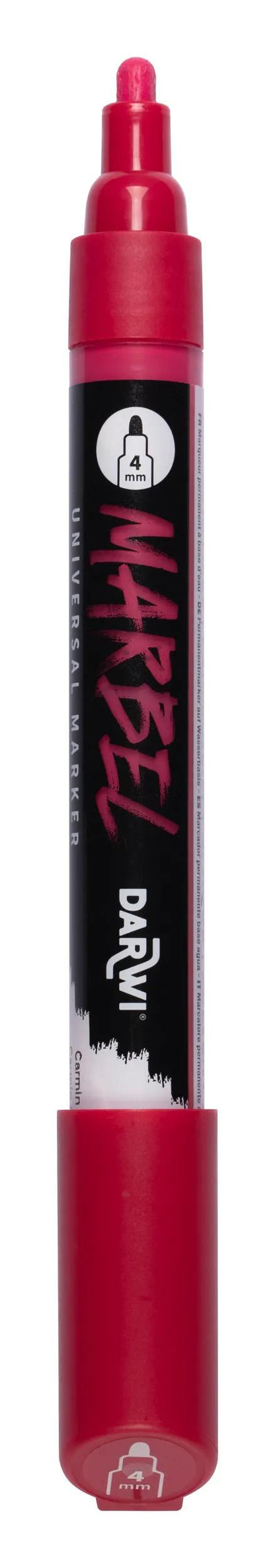MARBEL Universal Pointe Ronde Medium 4mm marker - Carmin 420 (Pack x6)