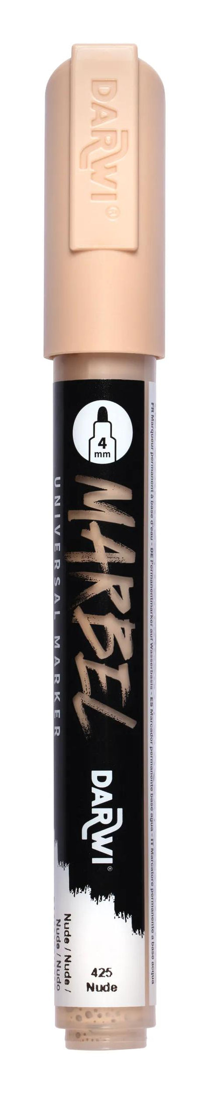 MARBEL Universal Marker Pointe Ronde Medium 4mm - Nude (Paket x6)