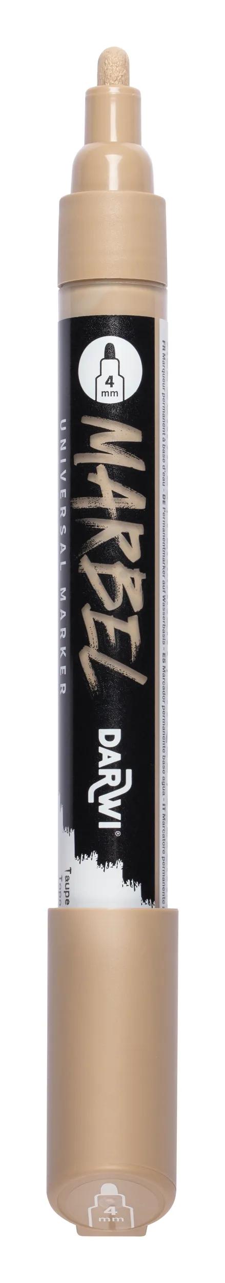 MARBEL Universal Pointe Ronde Medium 4mm marker - Taupe 430 (Pack x6)