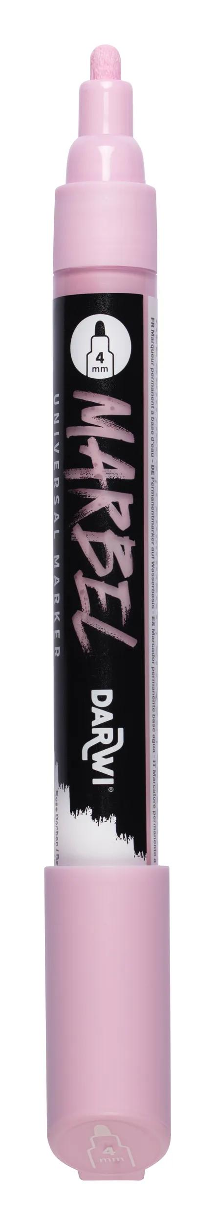 MARBEL Universal Pointe Ronde Medium 4mm marker - Rose bonbon 476 (Pack x6)