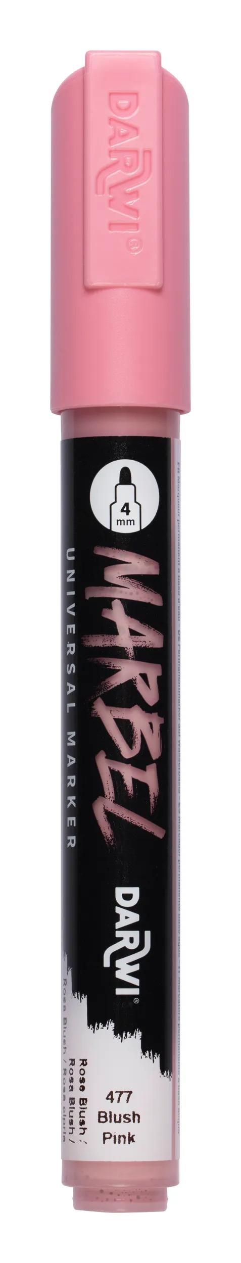 MARBEL Universal Marker Point Round Medium 4mm - Rose blush 477 (Pack x6)