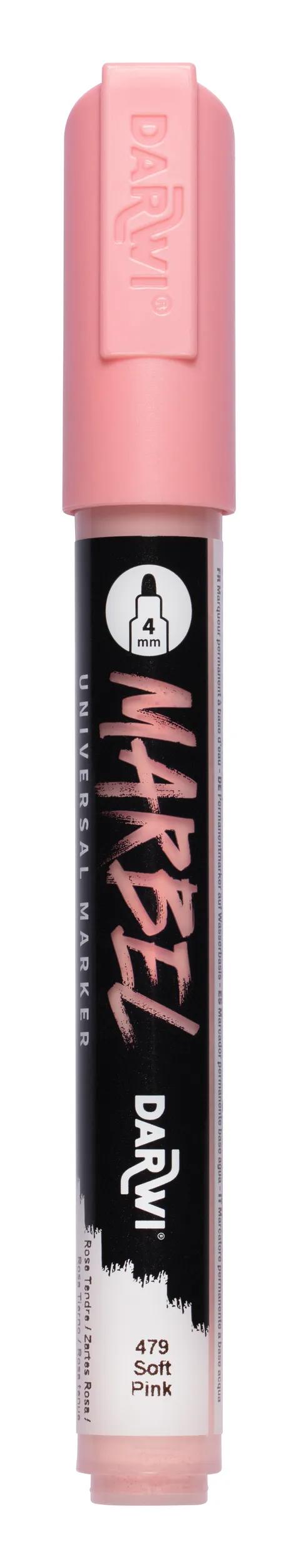 MARBEL Universal Pointe Ronde Medium 4mm marker - Soft pink 479 (Pack x6)