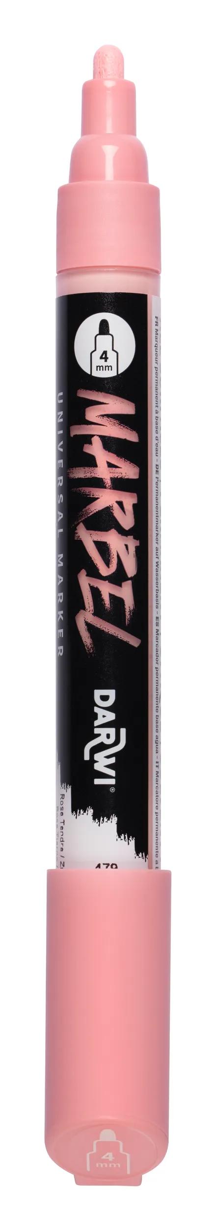 MARBEL Universal Pointe Ronde Medium 4mm marker - Soft pink 479 (Pack x6)
