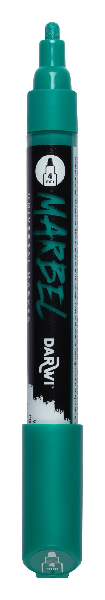 MARBEL Universal Point Round Marker Medium 4mm - Peacock green 610 (Pack x6)
