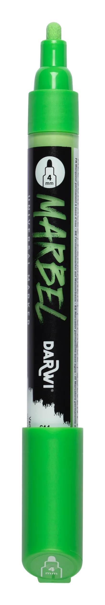 MARBEL Universal Point Round Marker Medium 4mm - Green meadow 611 (Pack x6)