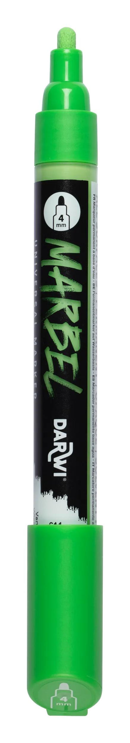 MARBEL Universal Point Round Marker Medium 4mm - Green meadow 611 (Pack x6)