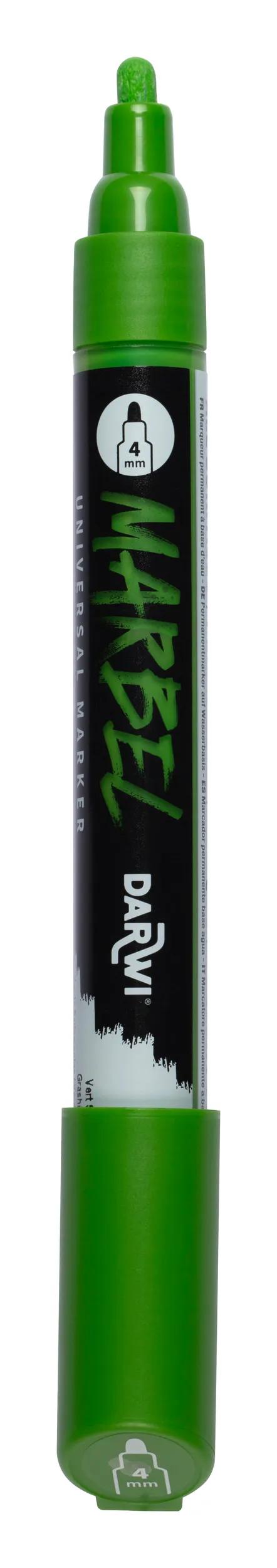 MARBEL Universal Point Round Marker Medium 4mm - Grasshopper green 616 (Pack x6)