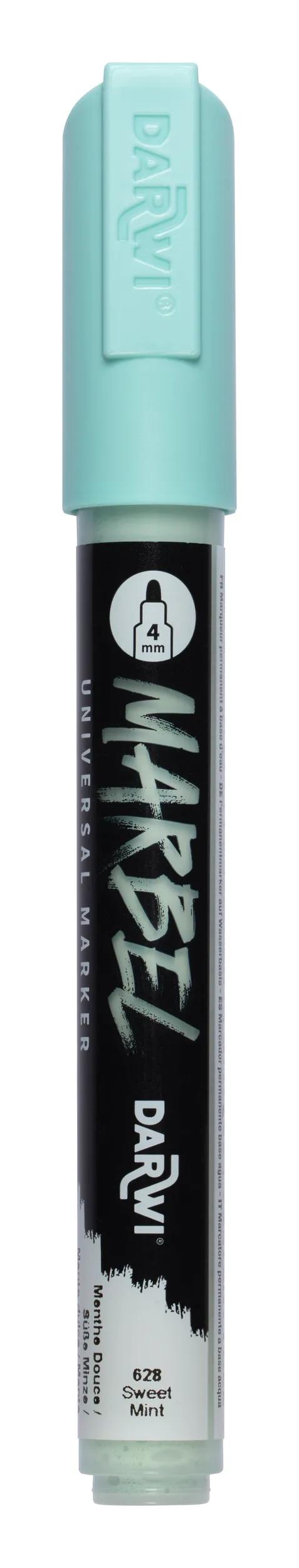 MARBEL Universal Marker Pointe Ronde Medium 4mm - Soft Mint 628 (Pack x6)