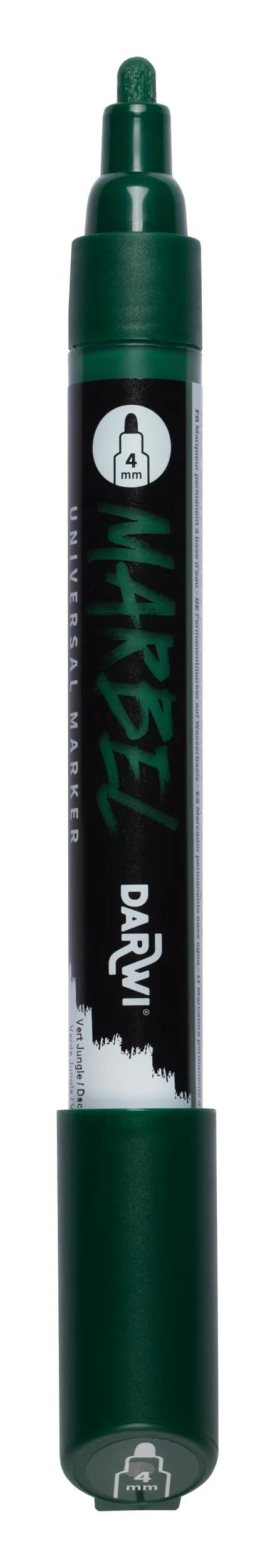 MARBEL Universal Point Round Marker Medium 4mm - jungle green 680 (Pack x6)