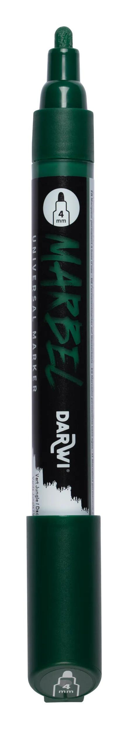 MARBEL Universal Point Round Marker Medium 4mm - jungle green 680 (Pack x6)