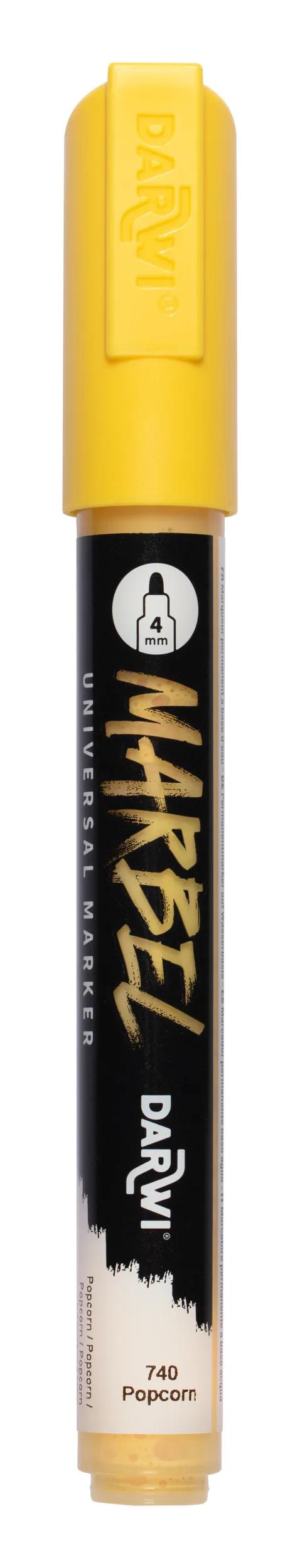 MARBEL Universal Pointe Ronde Medium 4mm marker - Popcorn 740 (Pack x6)