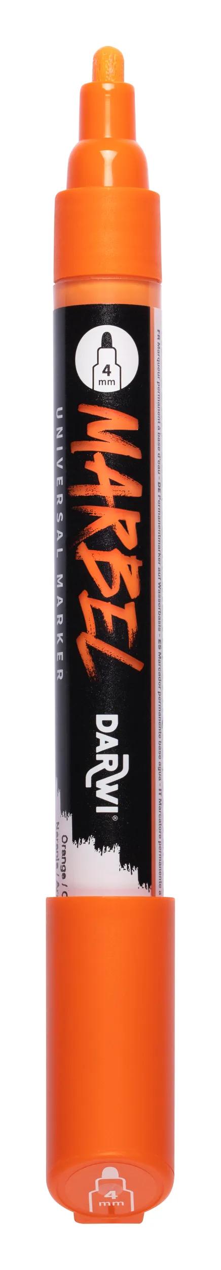 MARBEL Universal Pointe Ronde Medium 4mm marker - Orange 752 (Pack x6)