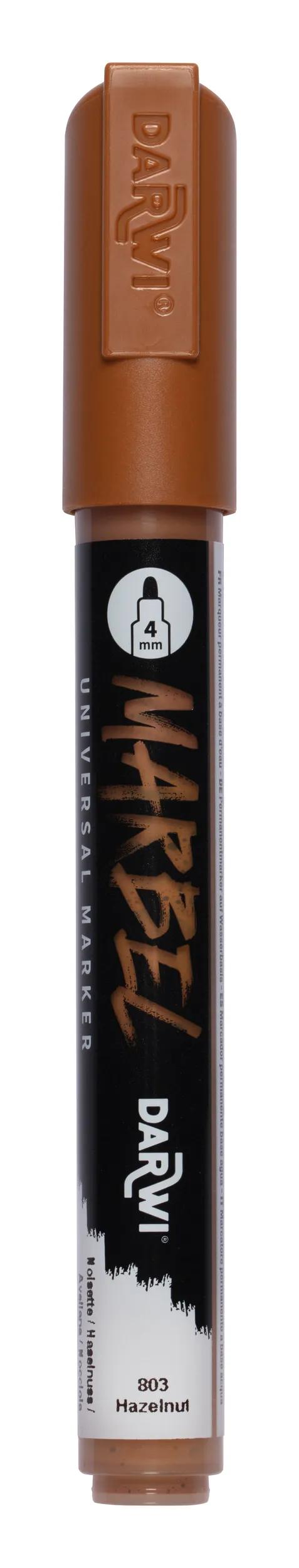 MARBEL Universal Marker Pointe Ronde Medium 4mm - Hazel 803 (Pack x6)