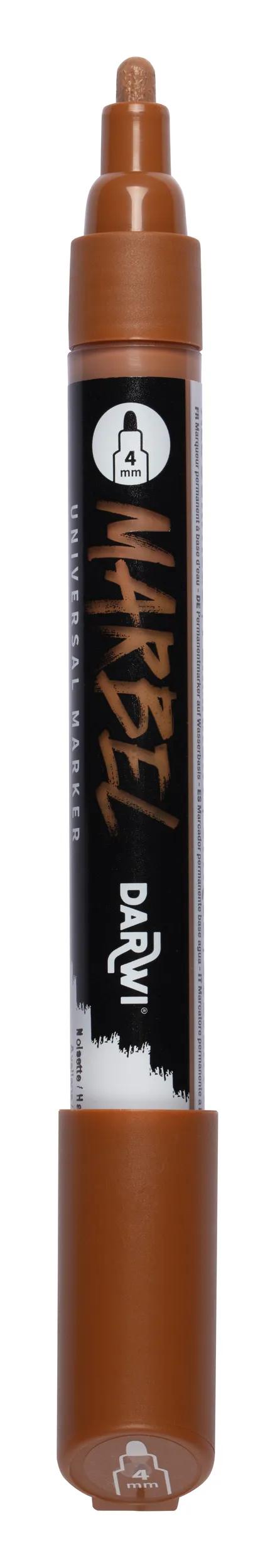 MARBEL Universal Marker Pointe Ronde Medium 4mm - Hazel 803 (Pack x6)