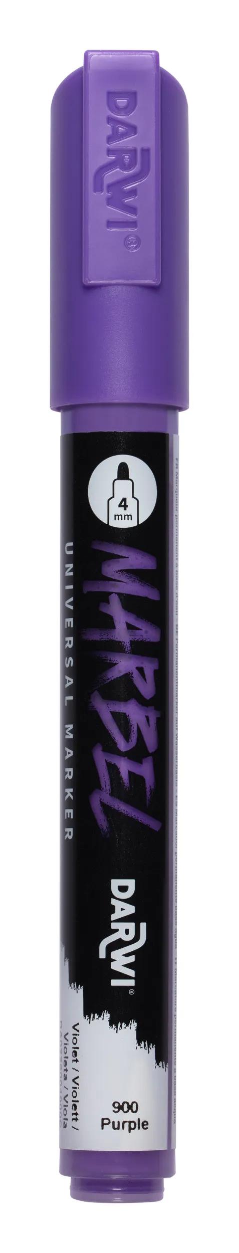 MARBEL Universal Pointe Ronde Medium 4mm marker - Violet 900 (Pack x6)