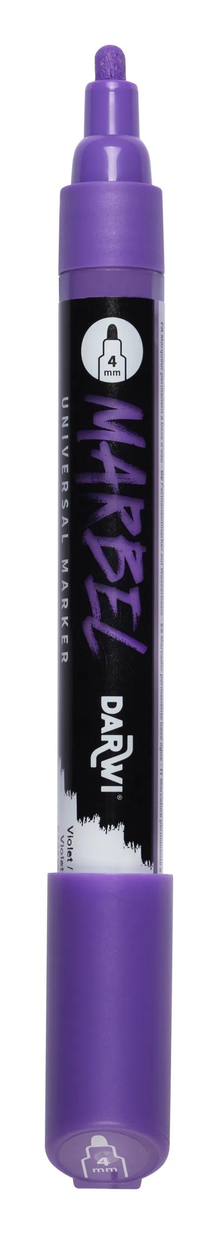 MARBEL Universal Pointe Ronde Medium 4mm marker - Violet 900 (Pack x6)