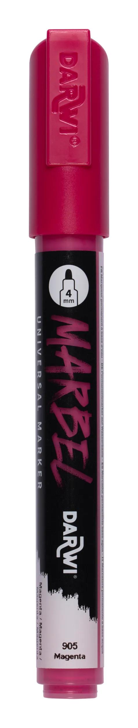 MARBEL Universal Pointe Ronde Medium 4mm marker - Magenta 905 (Pack x6)