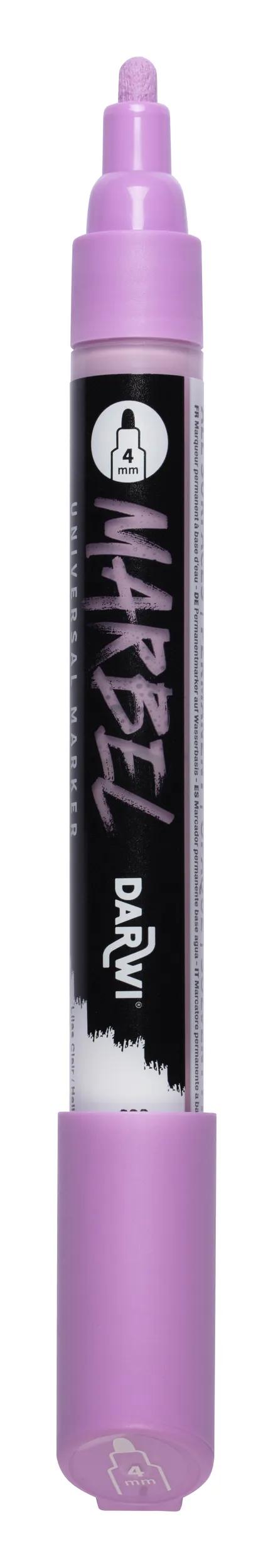 MARBEL Universal Point Round Marker Medium 4mm - Light Lilac 932 (Pack x6)