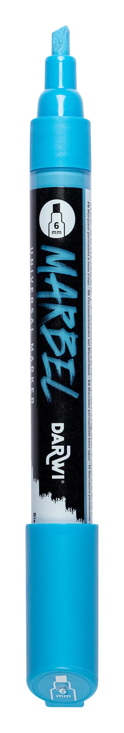 MARBEL Universal Marker Pointe Biseau Medium 6mm - Blue 215 (Pack x6)