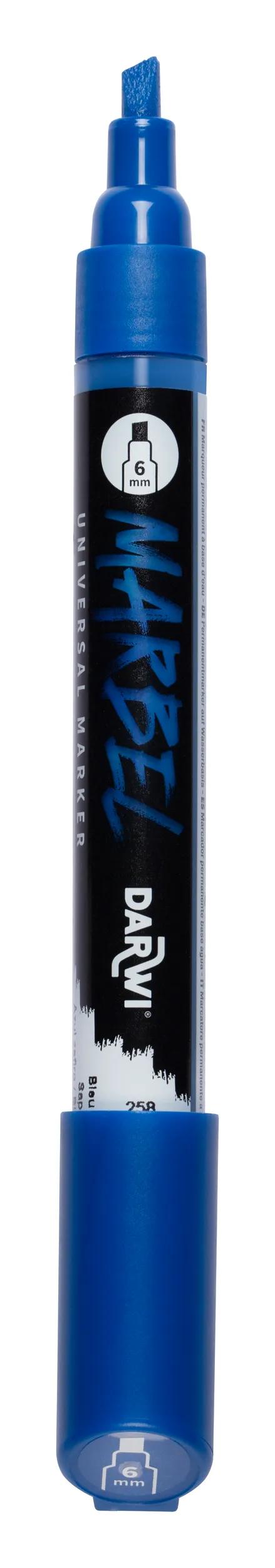 MARBEL Universal Marker Pointe Biseau Medium 6mm - Sapphire Blue 258 (Pack x6)