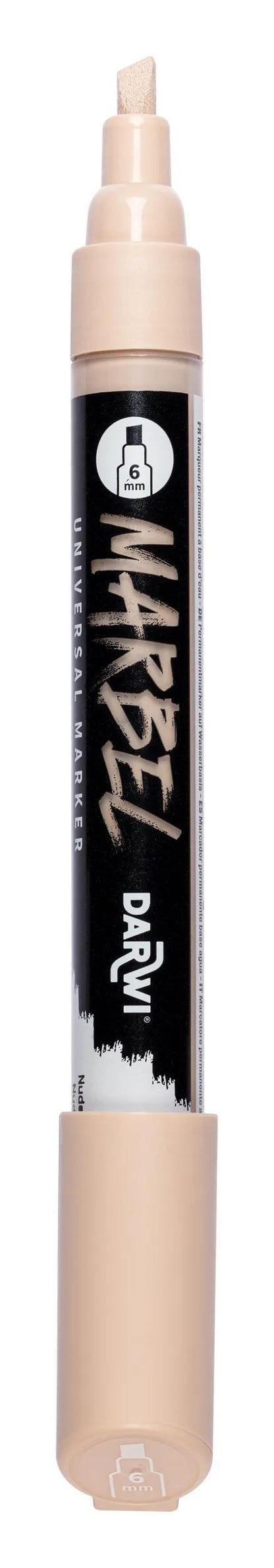 MARBEL Universal Marker Pointe Biseau Medium 6mm - Nude 425 (Pack x6)