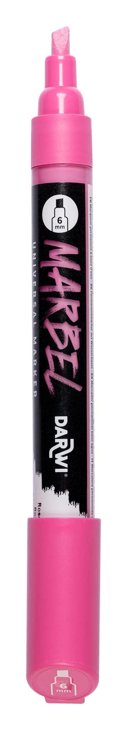 MARBEL Universal Marker Pointe Biseau Medium 6mm - Pink 475 (Pack x6)