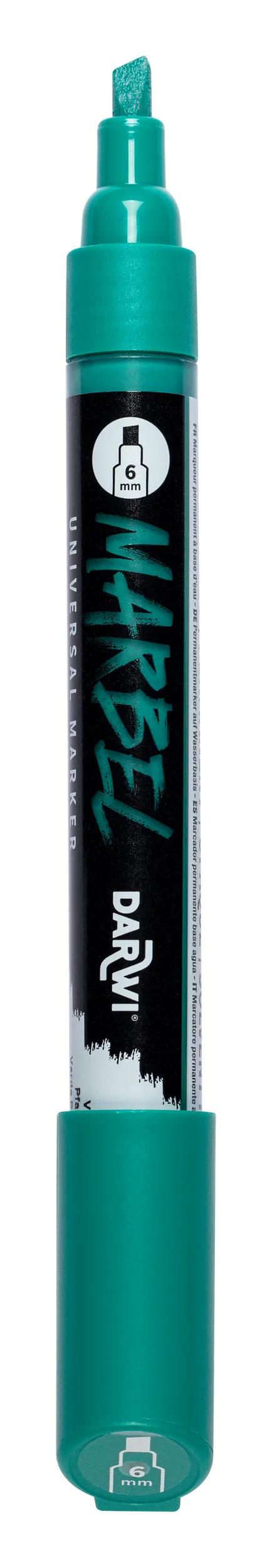 MARBEL Universal Marker Pointe Biseau Medium 6mm - Peacock green 610 (Pack x6)